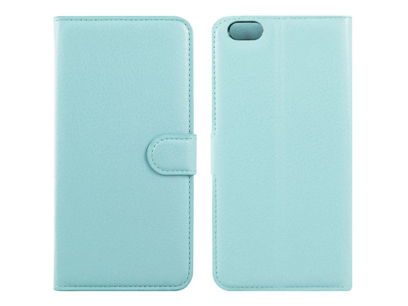 Etui obudowa typu portfel do Apple iPhone 6 Plus 5.5 Niebieskie - Niebieski