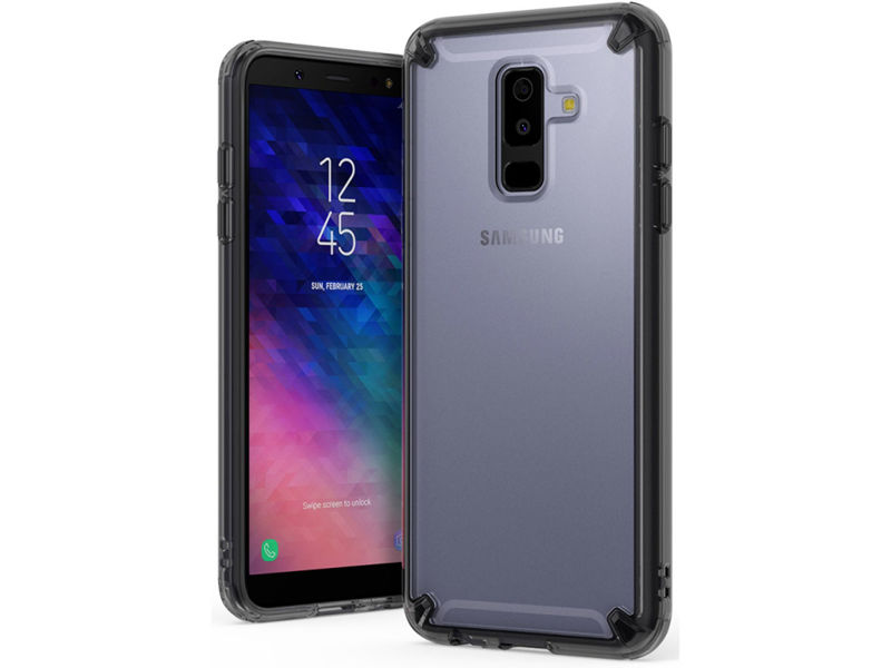 Etui Ringke Fusion Samsung Galaxy A6 Plus 2018 Smoke Black - Czarny