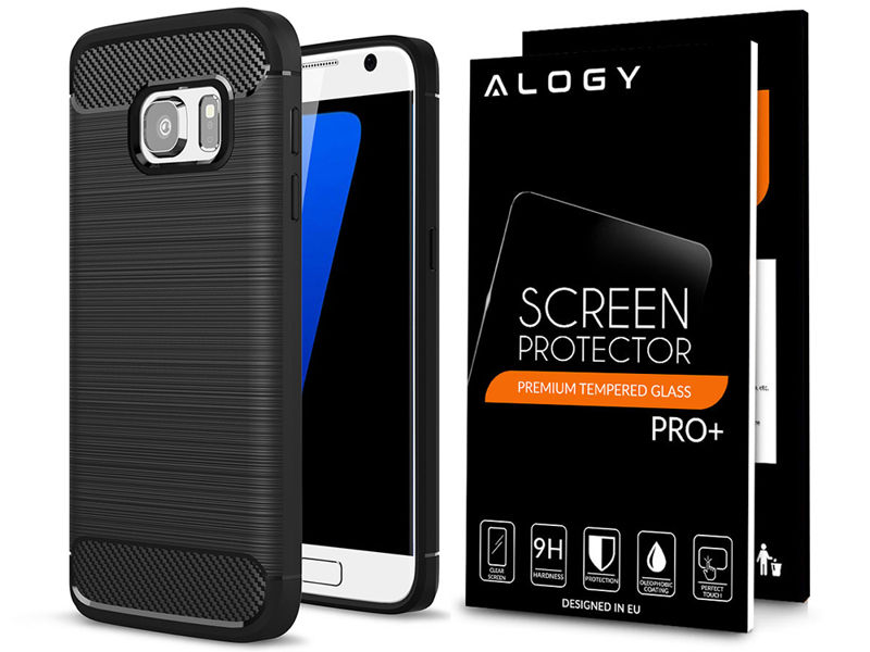 Etui Samsung Galaxy S7 Armor Case + Szkło Alogy
