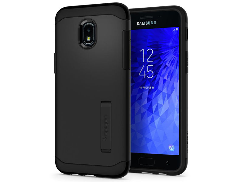 Etui Spigen Slim Armor Samsung Galaxy J3 2018 Black - Czarny