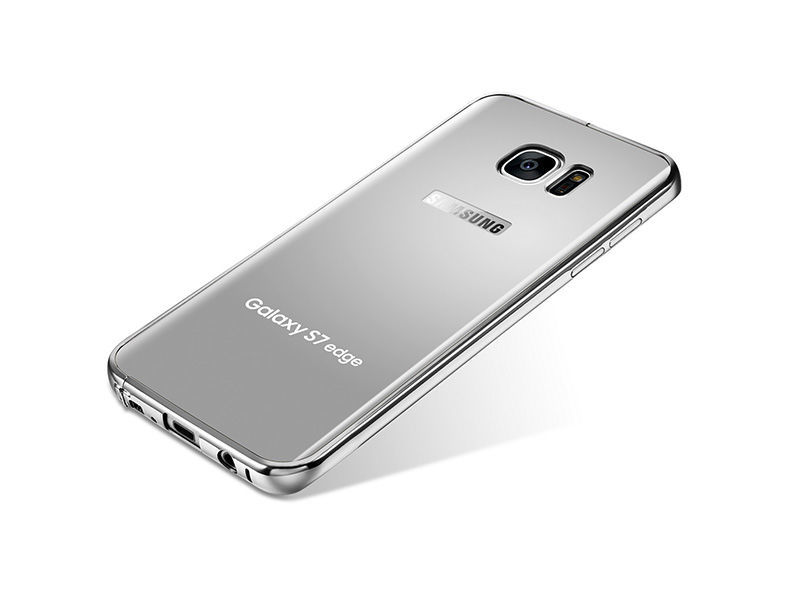 Oryginalne etui KXX BUMPER PLECKI mirror do Samsung Galaxy S7 Edge - Srebrny