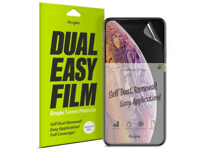 2x Folia ochronna Ringke Dual easy film Apple iPhone X /XS