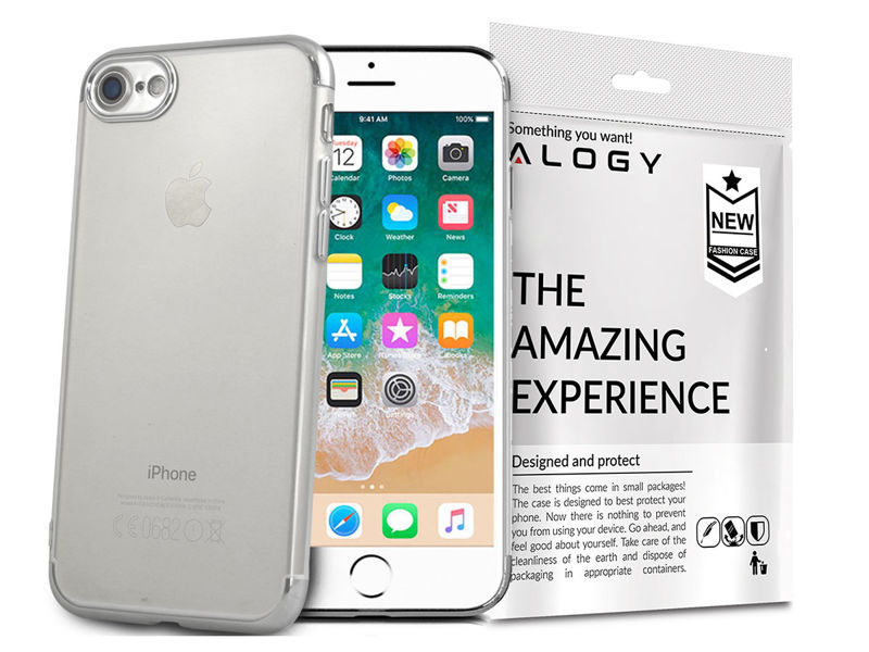 Etui Alogy Liquid Armor Apple iPhone 7/8 Srebrne - Srebrny