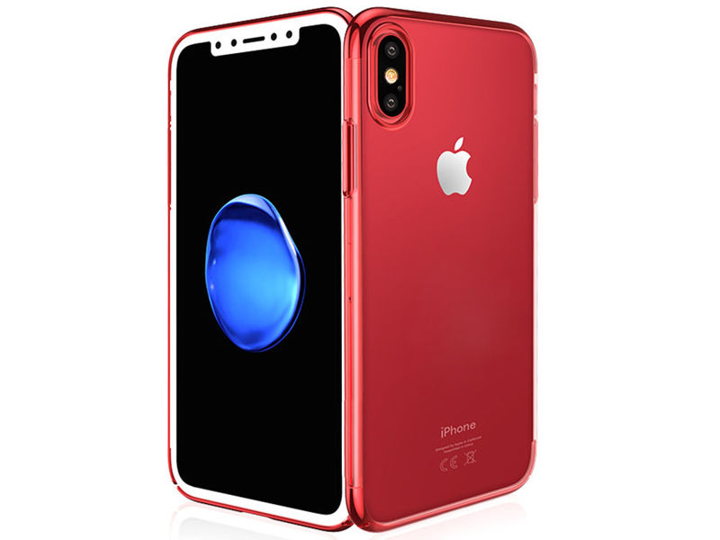Etui Alogy Liquid Armor Apple iPhone X/Xs Czerwone - Czerwony