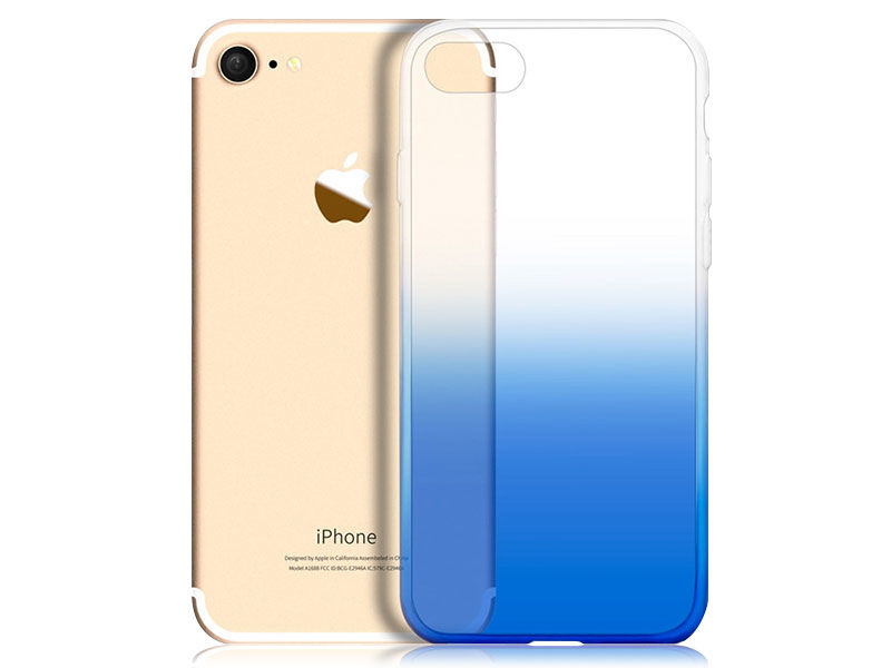 Etui Alogy Slim Ombre Apple iPhone 7/8 Niebieskie - Niebieski