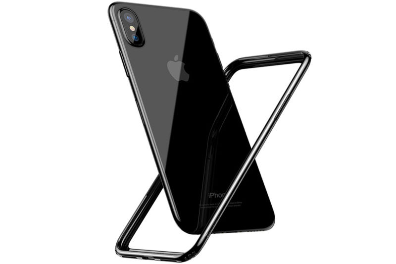 Etui Baseus bumper slim case Apple iPhone X czarne