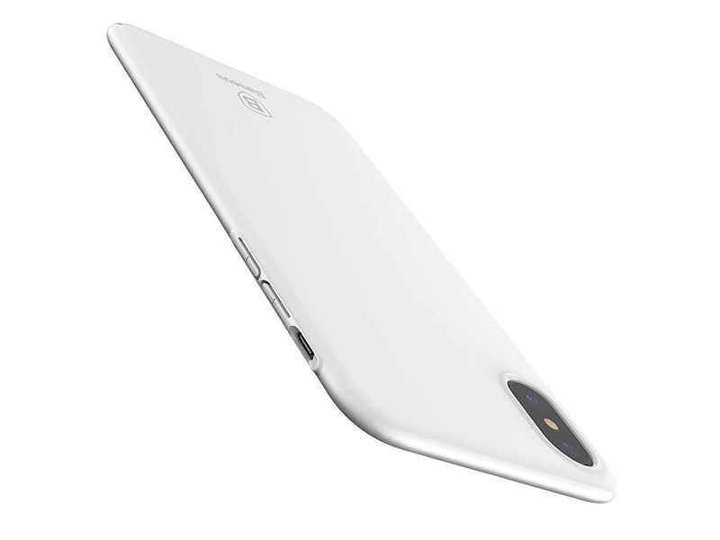 Etui Baseus Ultra Slim case Apple iPhone X Xs Białe - Biały
