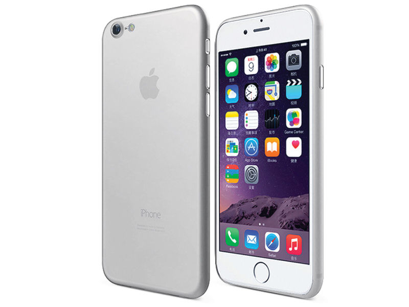 Etui Cafele ultra slim do Apple iPhone 7 8 Białe + Szkło - Biały