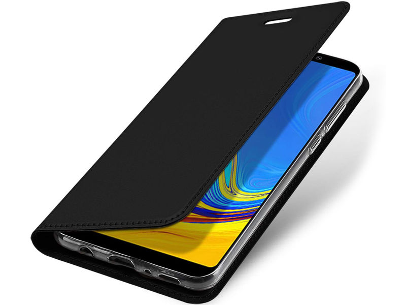 Etui Dux Ducis Skin Samsung Galaxy A9 2018 czarne + Szkło Alogy - Czarny