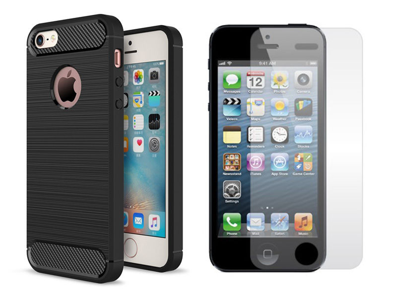 Etui iPhone 5 5S SE Standard Armor Case + Szkło
