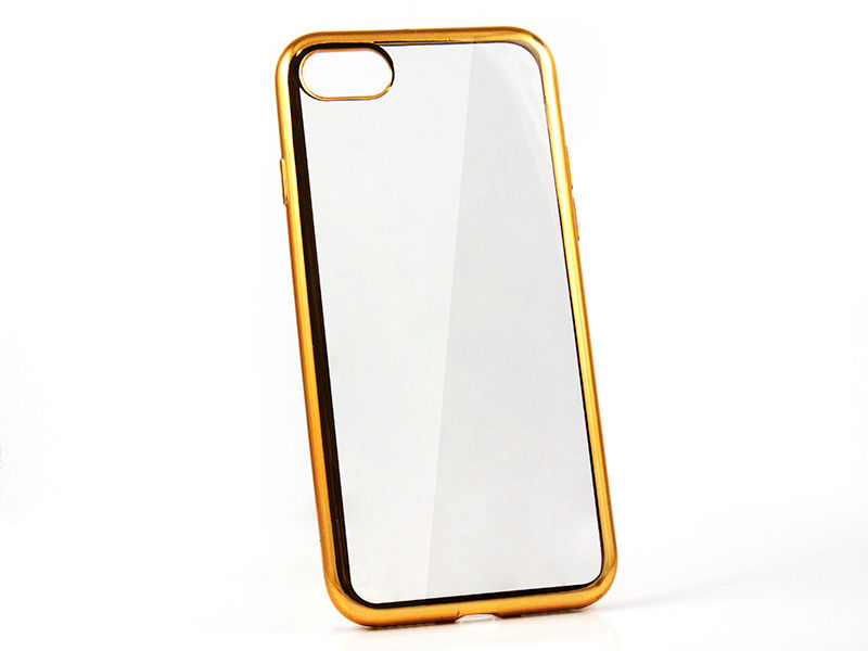 Etui Mirror Gel Bumper iPhone 6 6s Złote + Szkło - Złoty