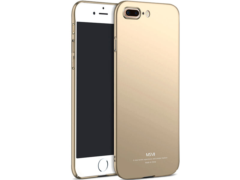 Etui MSVII Thin Case do Apple iPhone 8 Plus Złote - Złoty