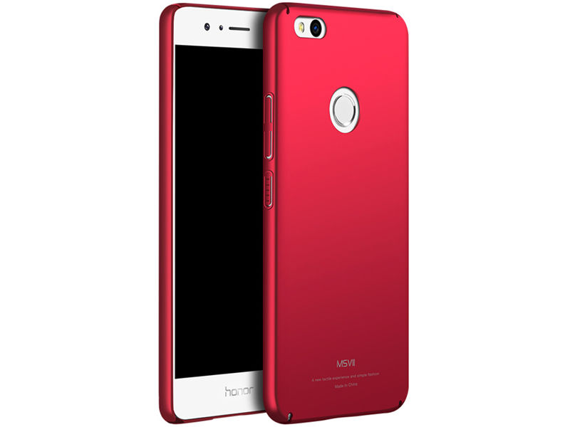 Etui MSVII Thin Case do Huawei P8 / P9 Lite 2017 Czerwone - Czerwony