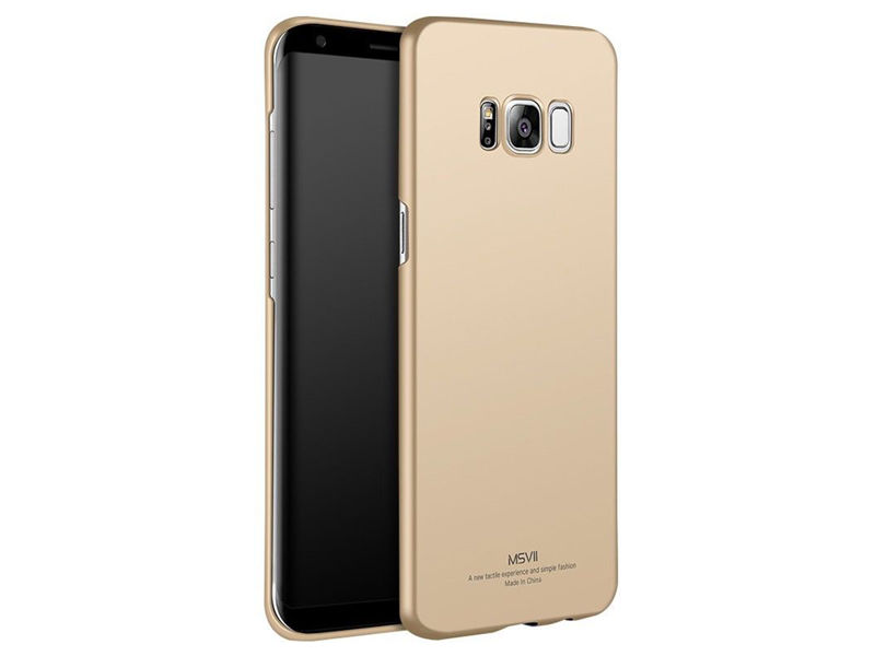Etui MSVII Thin Case do Samsung Galaxy S8+ Plus Złote - Złoty