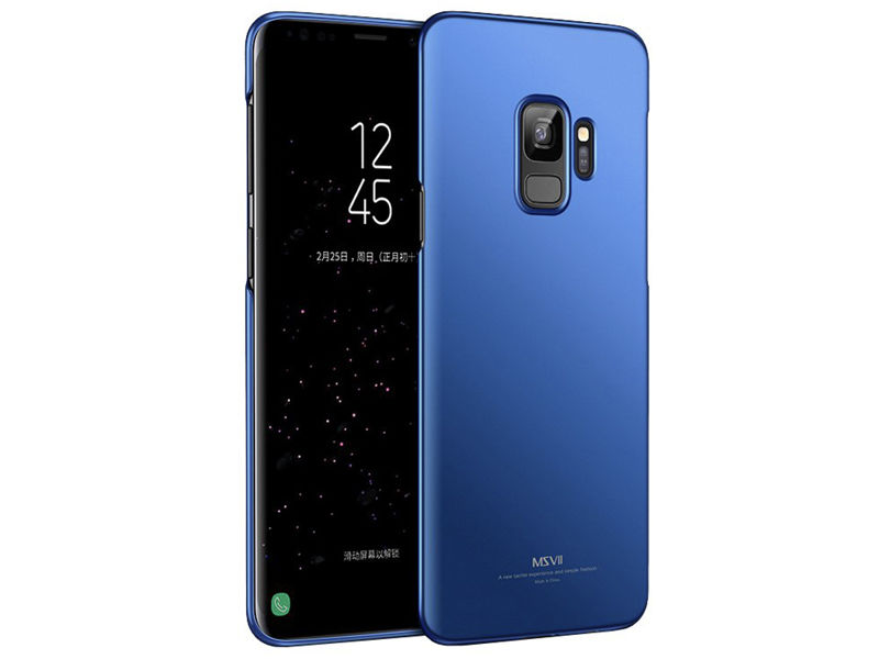 Etui MSVII Thin Case do Samsung Galaxy S9 niebieskie - Niebieski