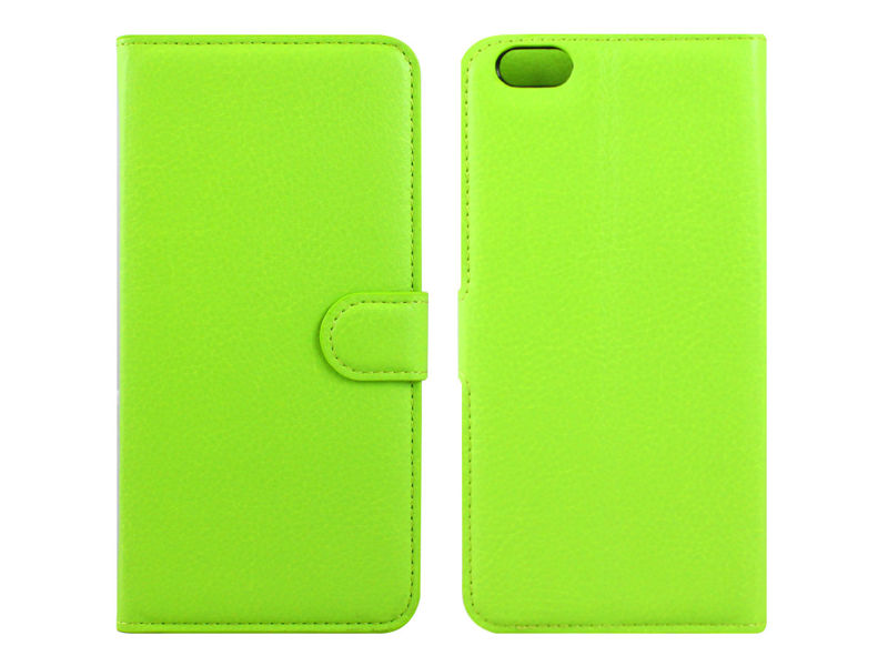 Etui obudowa typu portfel do Apple iPhone 6 Plus 5.5 Zielone - Zielony