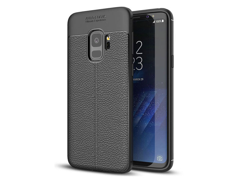 Etui pancerne Alogy leather case Samsung Galaxy S9 +Szkło
