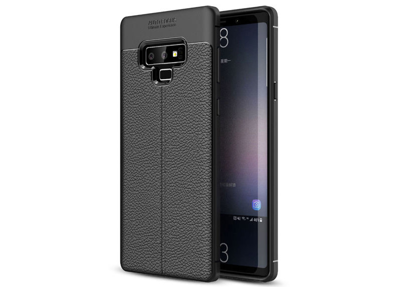 Etui pancerne Alogy leather Samsung Galaxy Note 9 czarne +Szkło