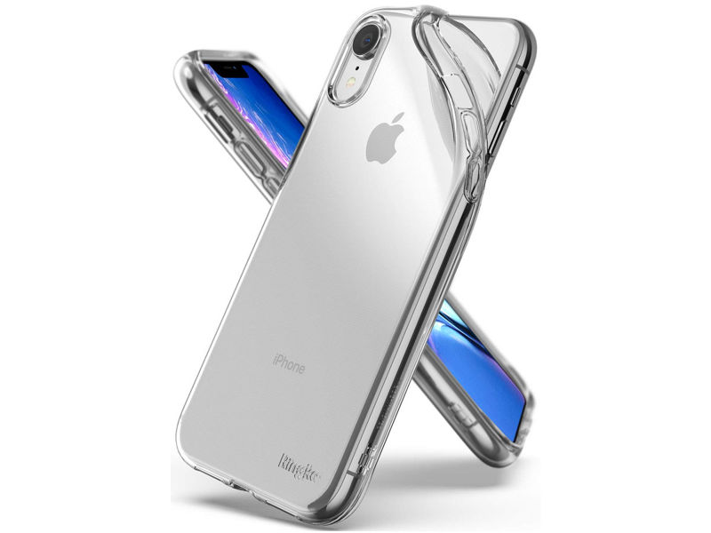 Etui Ringke Air do Apple iPhone XR Clear + 3x Szkło Ringke ID - Przezroczysty