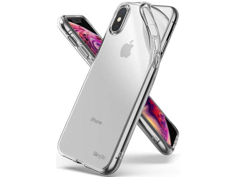 Etui Ringke Air do Apple iPhone XS Max clear + 3x Szkło Invisible - Przezroczysty