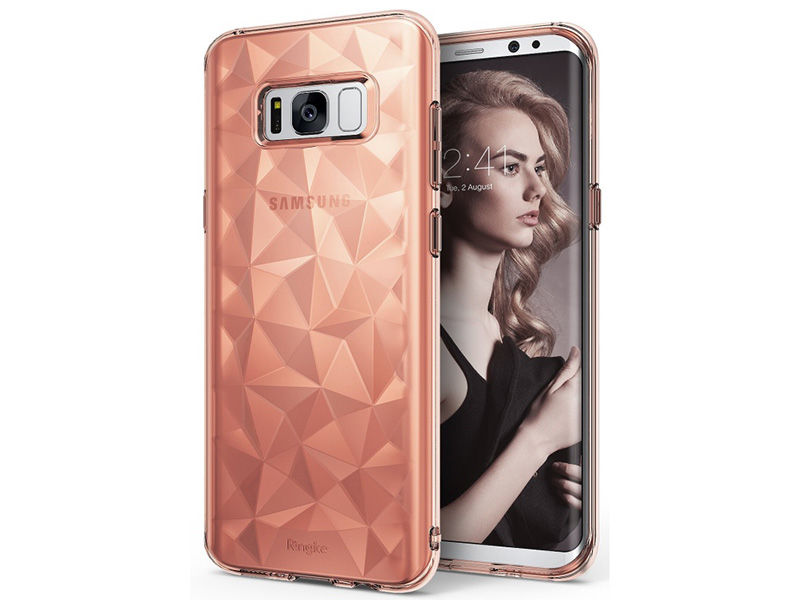 Etui Ringke Air Prism Samsung Galaxy S8 Plus Rose Gold - Różowy