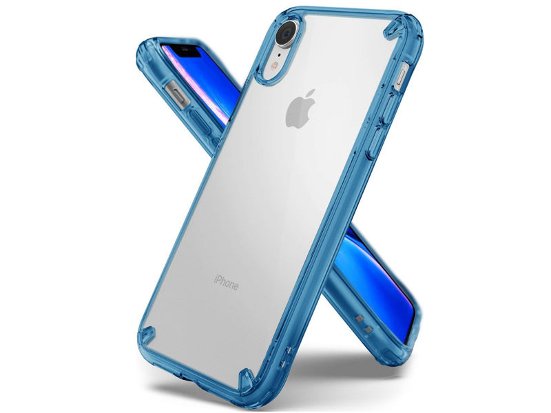 Etui Ringke Fusion do Apple iPhone XR Aqua Blue - Niebieski