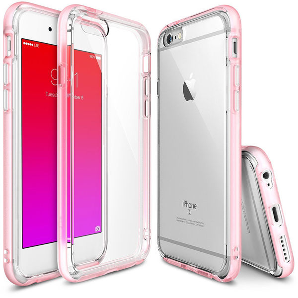 Etui ringke fusion frame iphone 6 / 6s - Różowy