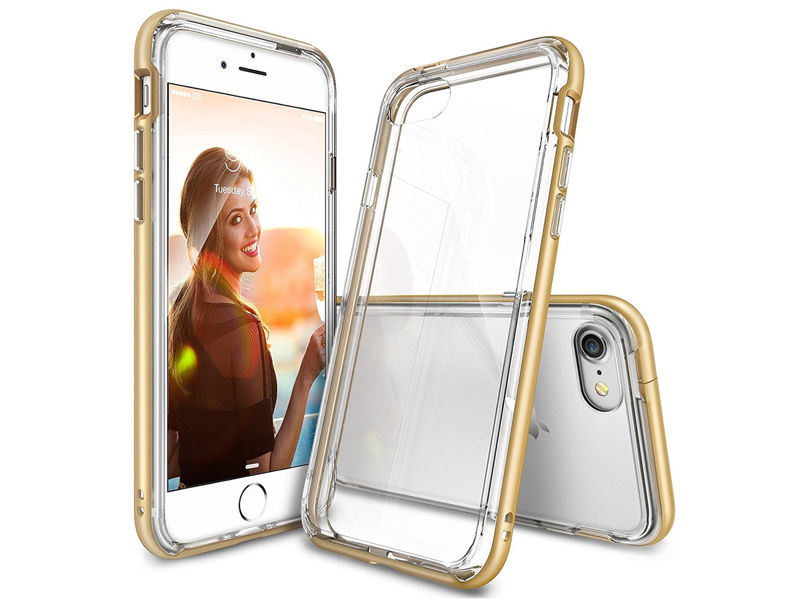 Etui Ringke Fusion Frame iPhone 7/8 Royal Gold - Złoty