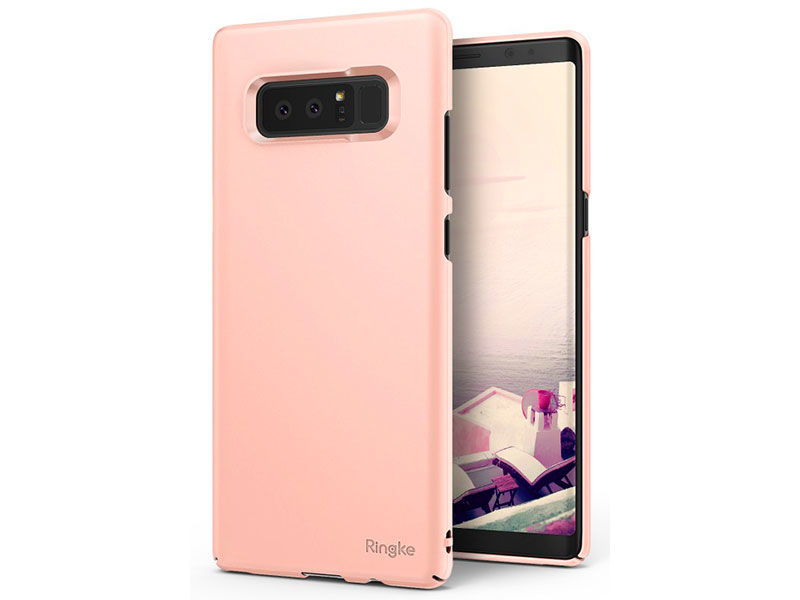 Etui Ringke Slim Samsung Galaxy Note 8 Peach Pink - Różowy