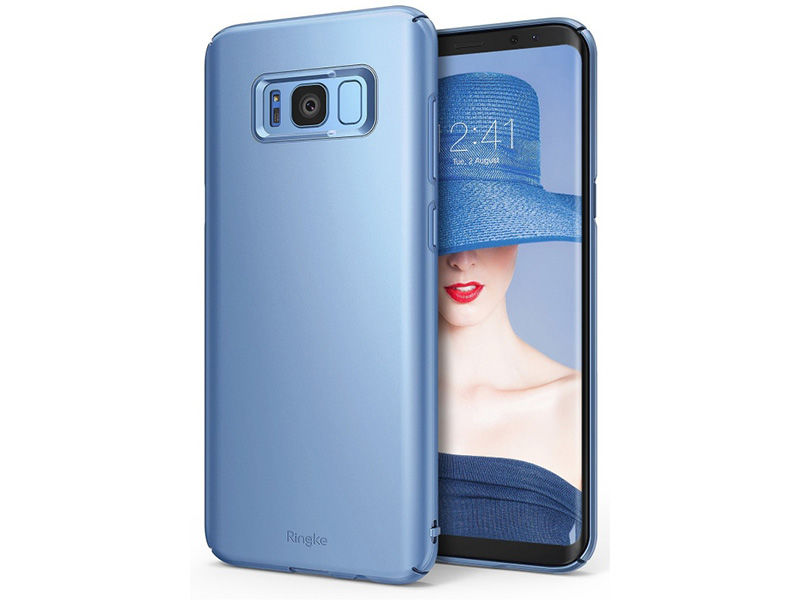 Etui Ringke Slim Samsung Galaxy S8 Blue Pearl - Niebieski