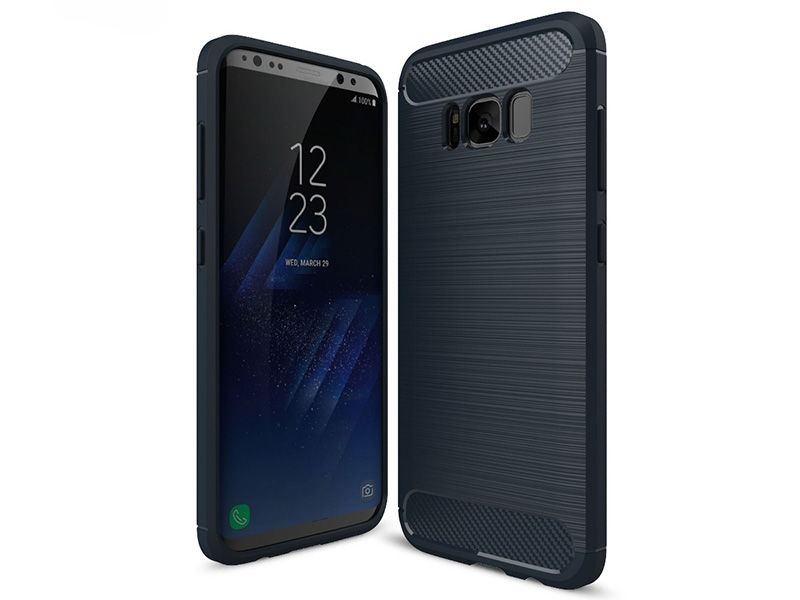 Etui Samsung Galaxy S8+ Plus Armor Case Granatowe - Granatowy