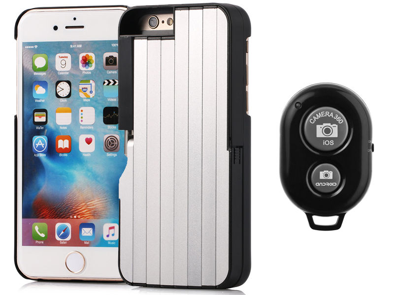 Etui Selfie Case Apple iPhone 6 / 7 / 8 czarny + Pilot Sterujący