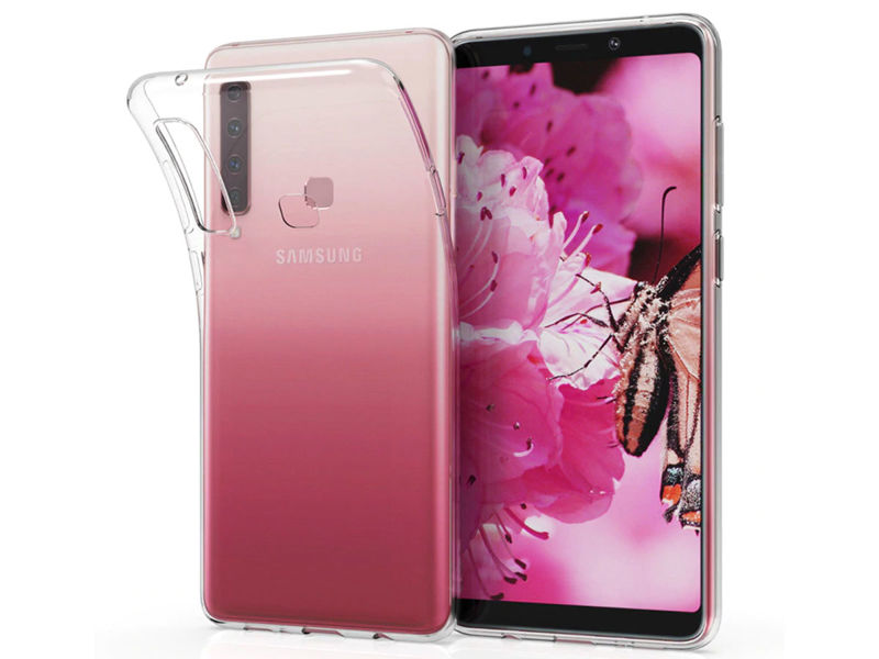 Etui silikonowe przezroczyste do Samsung Galaxy A9 2018 + Szkło Alogy