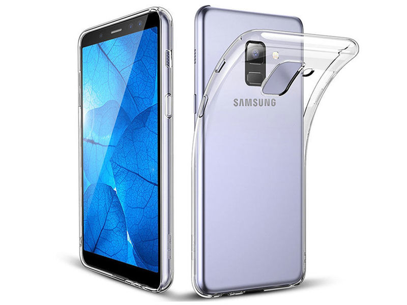 Etui silikonowe przezroczyste Samsung Galaxy A6+ Plus 2018 + Szkło
