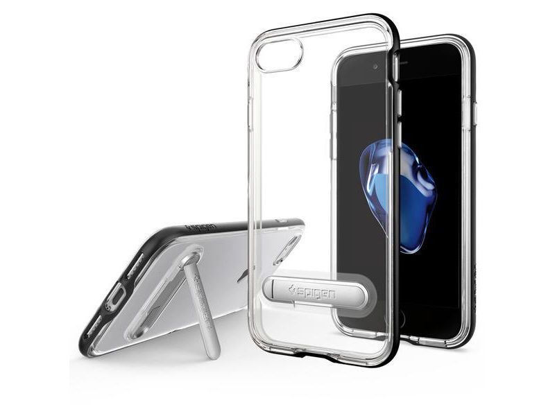 Etui Spigen Crystal Hybrid Apple iPhone 7/8 Black - Czarny