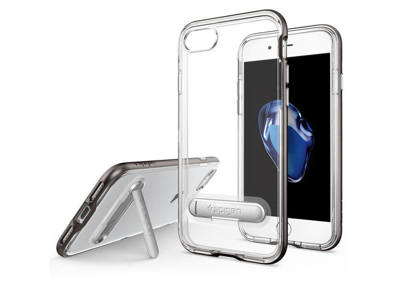 Etui Spigen Crystal Hybrid Apple iPhone 7/8 Gunmetal - Szary