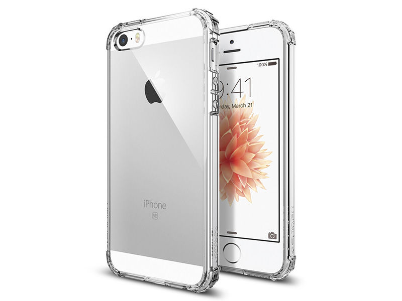 Etui Spigen iPhone 5/ 5S/ SE crystal shell crystal - Przezroczysty