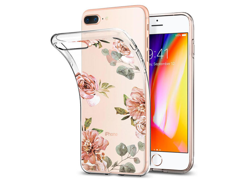 Etui Spigen Liquid Crystal iPhone 7/8 Plus Aquarelle Rose