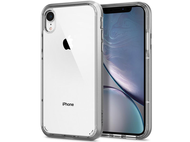 Etui Spigen Neo Hybrid Crystal Apple iPhone Xr Satin Silver - Srebrny