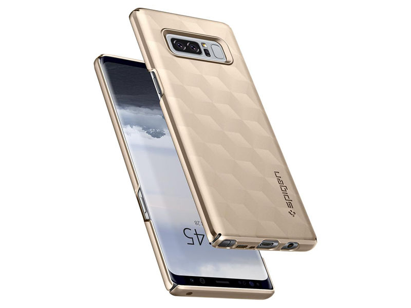 Etui Spigen SGP Thin Fit Samsung Galaxy Note 8 - Maple Gold - Złoty