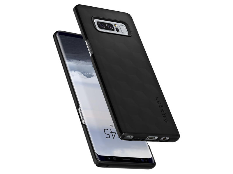 Etui Spigen SGP Thin Fit Samsung Galaxy Note 8 - Matte Black - Czarny