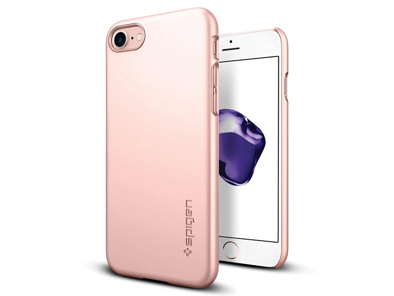 Etui Spigen Thin Fit iPhone 7 / 8 Rose Gold - Różowy