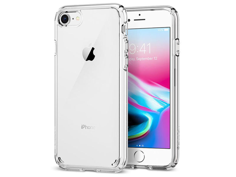 Etui Spigen Ultra Hybrid 2 Apple iPhone 7/8 Crystal Clear - Przezroczysty