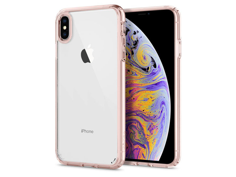 Etui Spigen Ultra Hybrid Apple iPhone Xs Max Rose Crystal - Różowy