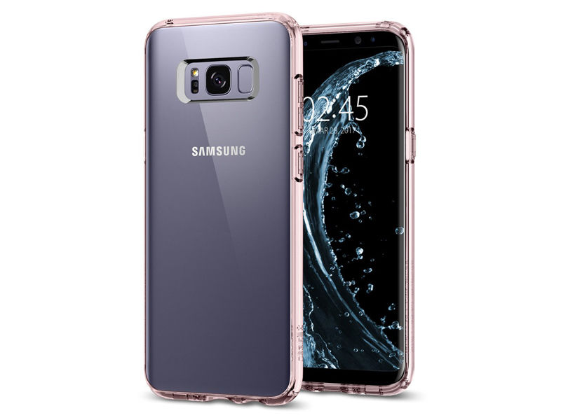 Etui Spigen Ultra Hybrid Samsung S8+ Plus - Crystal Pink - Różowy
