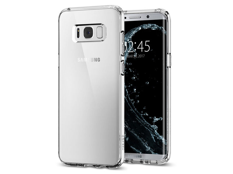 Etui Spigen Ultra Hybrid Samsung S8 - Crystal Clear - Przezroczysty