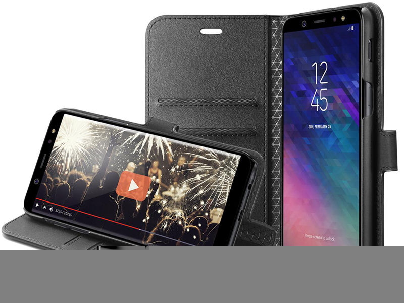 Etui Spigen Wallet S Portfel Samsung Galaxy A6 2018 Black