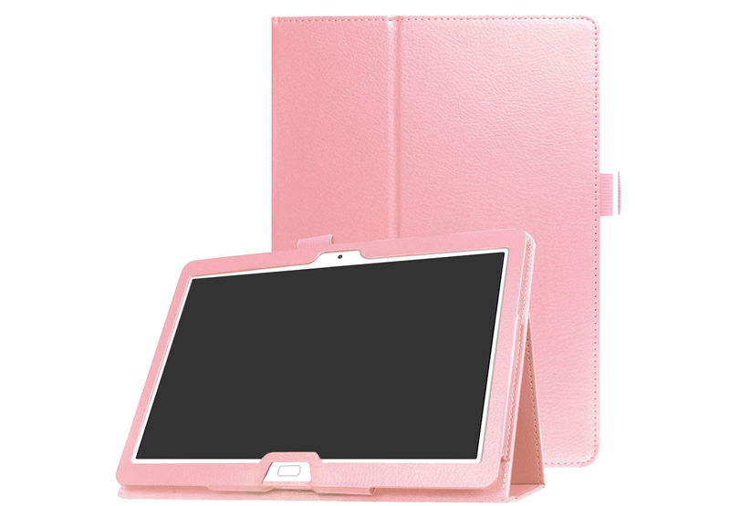 Etui Stojak Huawei Mediapad M3 Lite 10 Różowe - Różowy