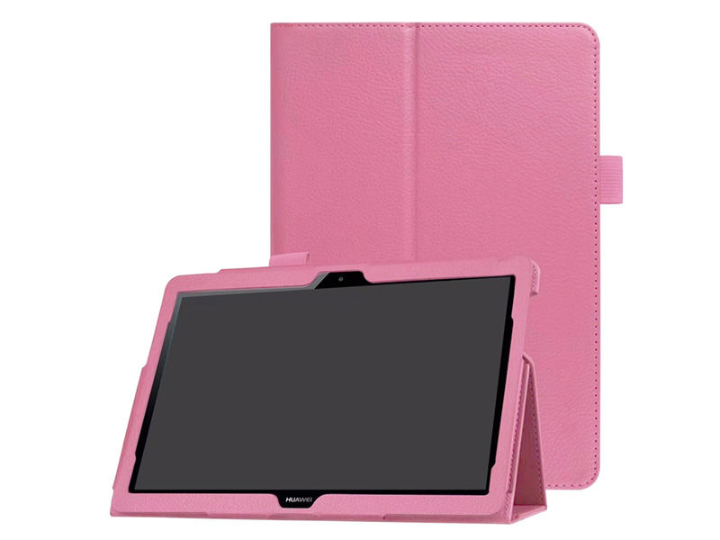 Etui Stojak Huawei Mediapad T3 10 9.6'' Różowe +Klawiatura - Różowy