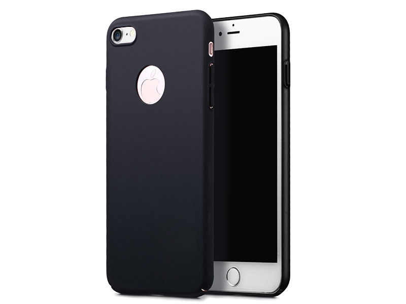Etui Thin Case do iPhone 6/ 6S Czarne + Szkło - Czarny